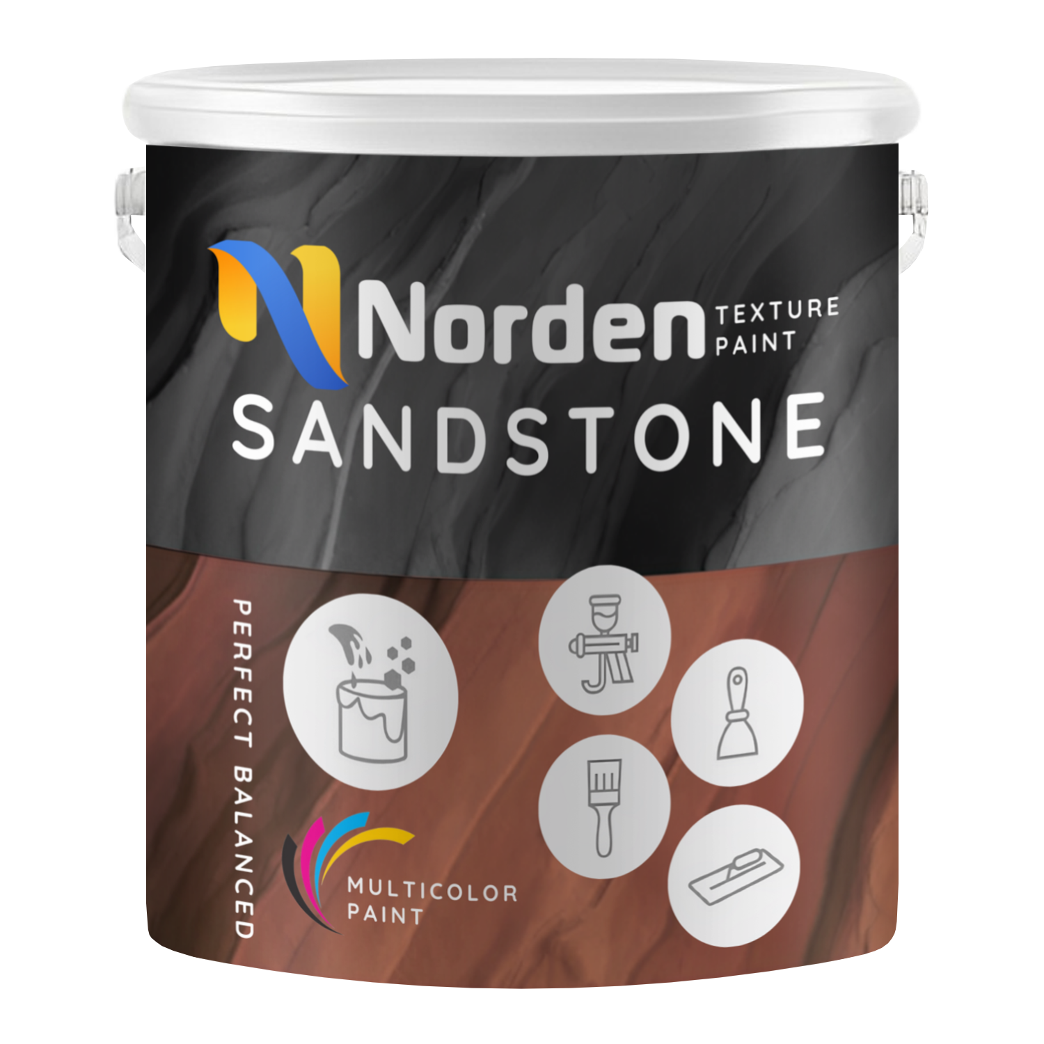 Cat Tekstur Batu Alam Sandstone (SS) Doff Finish